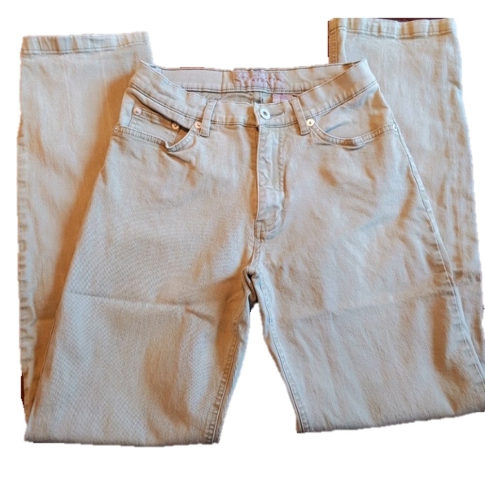 Christopher Blue Sage green Jeans stretch